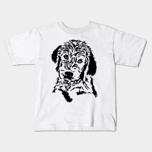 Labradoodle Face Kids T-Shirt